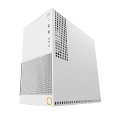 GABINETE GAMER GEOMETRIC MODEL 4 KING ARTHUR BRANCO SEM FAN GEO-M4-KAW