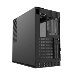GABINETE GAMER GEOMETRIC MODEL 4 CALIBURR PRETO SEM FAN GEO-M4-CAL