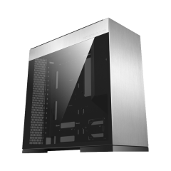 GABINETE GAMER GEOMETRIC MODEL 8 DHARMA PRETO E PRATA GEO-M8-DHA