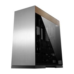 GABINETE GAMER GEOMETRIC MODEL 8 COWBOY PRATA E COURO GEO-M8-COW