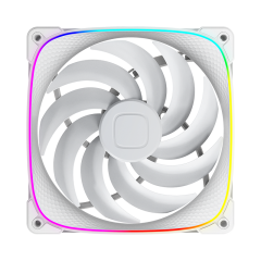 FAN 140MM GEOMETRIC SQUAMA 2503-14W RGB BRANCO GEO-S2503W-14S