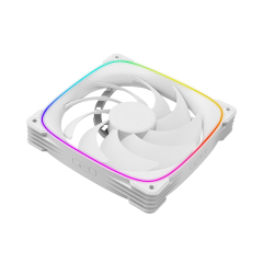 FAN 140MM GEOMETRIC SQUAMA 2503-14W RGB BRANCO GEO-S2503W-14S
