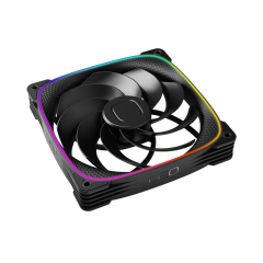 FAN 140MM GEOMETRIC SQUAMA 2503R-14B RGB PRETO GEO-S2503RB-14S