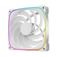 FAN 140MM GEOMETRIC SQUAMA 2503R-14W RGB BRANCO GEO-S2503RW-14S