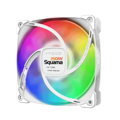 KIT 3 FAN 120MM GEOMETRIC SQUAMA 2501W BRANCO GEO-S2501W-3