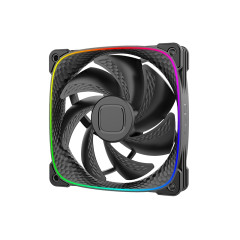 FAN 120MM GEOMETRIC SQUAMA 2503B RGB PRETO GEO-S2503B-1