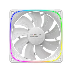 FAN 120MM GEOMETRIC SQUAMA 2503R RGB BRANCO GEO-S2503RW-1