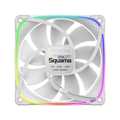 FAN 120MM GEOMETRIC SQUAMA 2503R RGB BRANCO GEO-S2503RW-1
