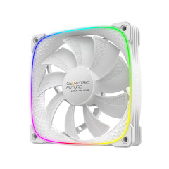 FAN 120MM GEOMETRIC SQUAMA 2503R RGB BRANCO GEO-S2503RW-1