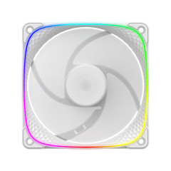 FAN 120MM GEOMETRIC SQUAMA 2503R RGB BRANCO GEO-S2503RW-1