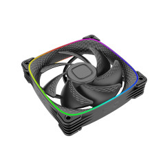 KIT 3 FAN 120MM GEOMETRIC SQUAMA 2503B PRETO GEO-S2503B-3