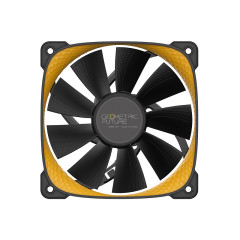 KIT 3 FAN 120MM GEOMETRIC SQUAMA 2505Y PRETO GEO-S2505Y-3