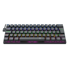 TECLADO MECANICO GAMER ARENA PRO PRETO RAINBOW DUST-PROOF BROWN T-TGK321PRO-BR PT
