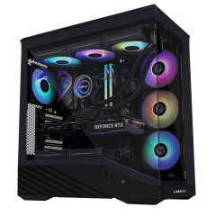 GABINETE LIAN LI V100 PRETO S/FAN V100X BLACK
