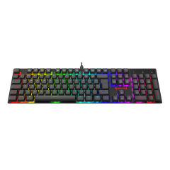 TECLADO MECANICO APAS RGB PRETO SWITCH DUST PROOF BROWN K535-KB