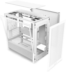 GABINETE GAMER SEM FONTE H3 FLOW NZXT BRANCO MODELO CC-H31FW-01
