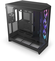 GABINETE GAMER NZXT H9 FLOW RGB PRETO COM FAN MODELO CM-H92FB-R1