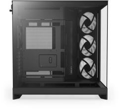GABINETE GAMER NZXT H9 FLOW RGB PRETO COM FAN MODELO CM-H92FB-R1