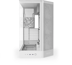 GABINETE GAMER NZXT H9 FLOW RGB BRANCO COM FAN MODELO CM-H92FW-R1