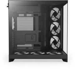 GABINETE GAMER NZXT H9 FLOW RGB+ PRETO COM FAN MODELO CM-H92FB-P1
