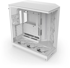 GABINETE GAMER NZXT H9 FLOW RGB+ BRANCO COM FAN MODELO CM-H92FW-P1