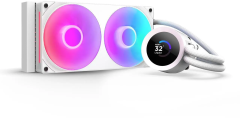 WATER COOLER NZXT KRAKEN PLUS 240 RGB BRANCO RL-KR240-W2
