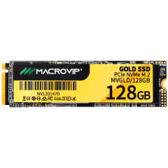 SSD M2 PCle Gen 3x4 GOLD MACROVIP 128GB MVGLD/128GB