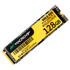 SSD M2 PCle Gen 3x4 GOLD MACROVIP 128GB MVGLD/128GB