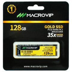 SSD M2 PCle Gen 3x4 GOLD MACROVIP 128GB MVGLD/128GB
