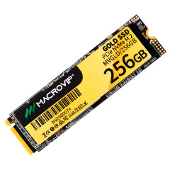 SSD M2 PCle Gen 3x4 GOLD MACROVIP 256GB MVGLD/256GB