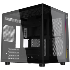 GABINETE KALKAN MIDGARD RGB PRETO SEM FAN KLK00055