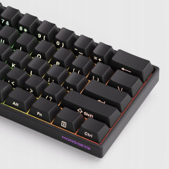 TECLADO MAGNETIC MONSGEEK FUN60 PRO SP RGB US BLACK GLARE