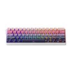 TECLADO MAGNETIC MONSGEEK FUN60 PRO 8K SP RGB US PHANTOM PINK GLARE
