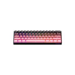 TECLADO MAGNETIC MONSGEEK FUN60 PRO 8K SP RGB US BLACK&PINK GRADIENT