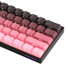TECLADO MAGNETIC MONSGEEK FUN60 PRO 8K SP RGB US BLACK&PINK GLARE