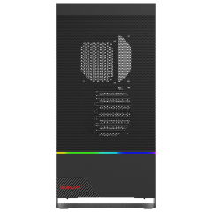 GABINETE GAMER REDRAGON CARBON SEM FAN PRETO CA-610B