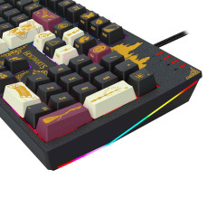 TECLADO MECANICO GAMER HARRY POTTER AMSA HOGWART'S HP-592RGB