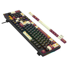 TECLADO MECANICO GAMER HARRY POTTER AMSA HOGWART'S HP-592RGB