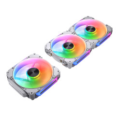 KIT 3 FAN 120MM COUGAR APOLAR 120 ARGB BRANCO 3MAPR12A3.0002