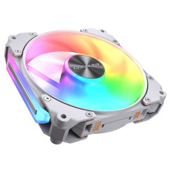 KIT 3 FAN 120MM COUGAR APOLAR 120 ARGB BRANCO 3MAPR12A3.0002