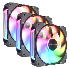 KIT 3 FAN 120MM COUGAR APOLAR 120 ARGB REVERSE BLADE CF-ARB12HB3-RGB