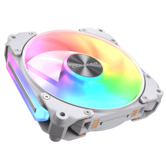 KIT 3 FAN 120MM COUGAR BRANCO APOLAR 120 ARGB REVERSE CF-ARW12HW3-RGB