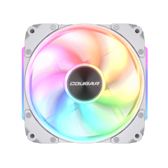 KIT 3 FAN 120MM COUGAR BRANCO APOLAR 120 ARGB REVERSE CF-ARW12HW3-RGB