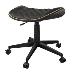 CHAIR COUGAR STOOL CROSSER GOLD PRETO 3MCROGLB.0001 CGR-CRO-GLB
