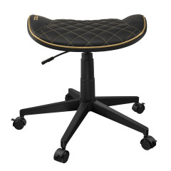 CHAIR COUGAR STOOL CROSSER GOLD PRETO 3MCROGLB.0001 CGR-CRO-GLB