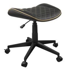 CHAIR COUGAR STOOL CROSSER GOLD PRETO 3MCROGLB.0001 CGR-CRO-GLB