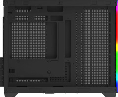 GABINETE GAMER REDRAGON WIDELOAD MINI LITE RGB PRETO SEM FAN CA-611B