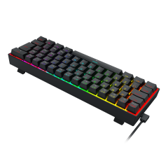 TECLADO MECANICO FIZZ RGB SWITCH MAGNETIC K617RGB-M PRETO