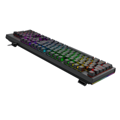 TECLADO MECANICO ARGO RGB PRETO SWITCH DUST-PROOF BROWN K670-RGB PT-BROWN