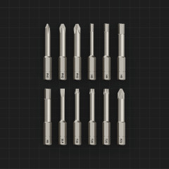 KIT PARAFUSADEIRA HOTO 3.6V CINZA ELÉTRICO 12 BITS QWLSD001